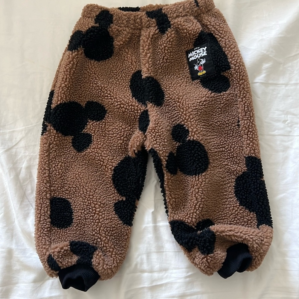 Zara Mickey mouse 18-24m fleece pants